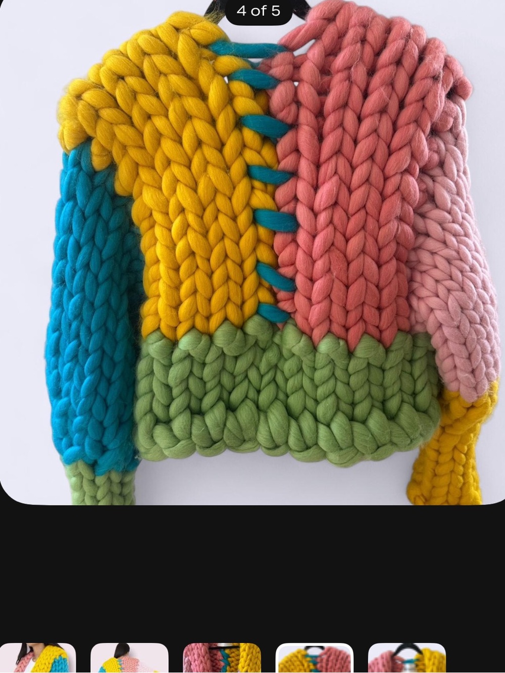 Hope Macaulay - Original Colossal Knit Jacket - Picture 5 of 6